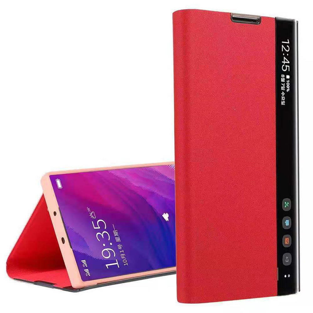 Smart Window Wake/Sleep Function Leather Hold Case For Samsung Galaxy S/Note Series - imhave
