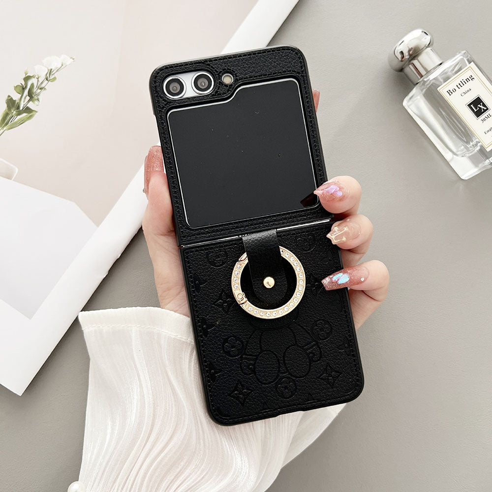 Cartoon Violent Bear For Samsung Galaxy Z Flip3/4/5 Case