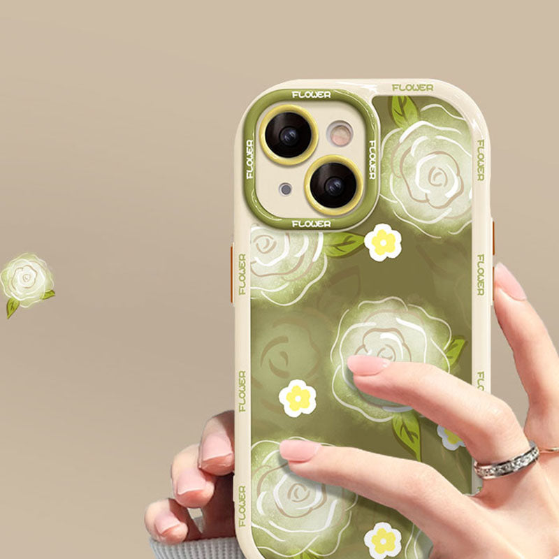 New Green Rose Bracelet iPhone Case