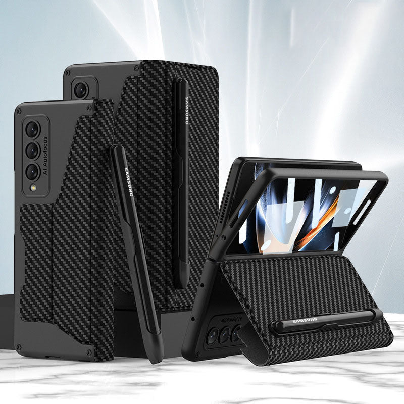 Business Armor Shell-membrane Integration For Samsung Galaxy Z Fold4 Case