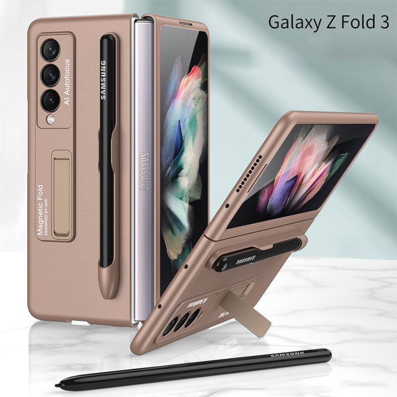 Business Folding Screen With Pen Slot For Samsung Galaxy Z Fold3