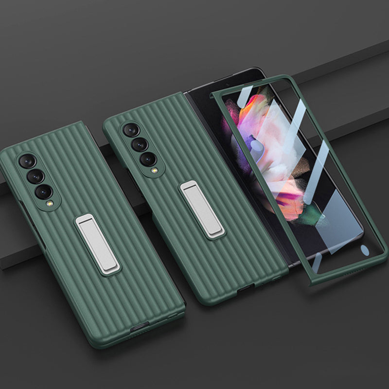 Simple Solid Color Suitcase Ultra-thin Case For Samsung Galaxy Z Fold3