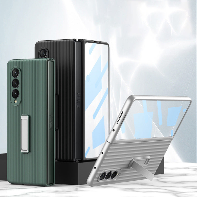 Simple Solid Color Suitcase Ultra-thin Case For Samsung Galaxy Z Fold3