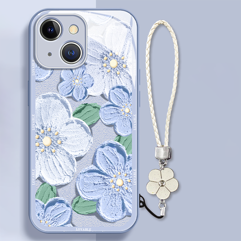 New Oil Painting Peach Blossom iPhone Case