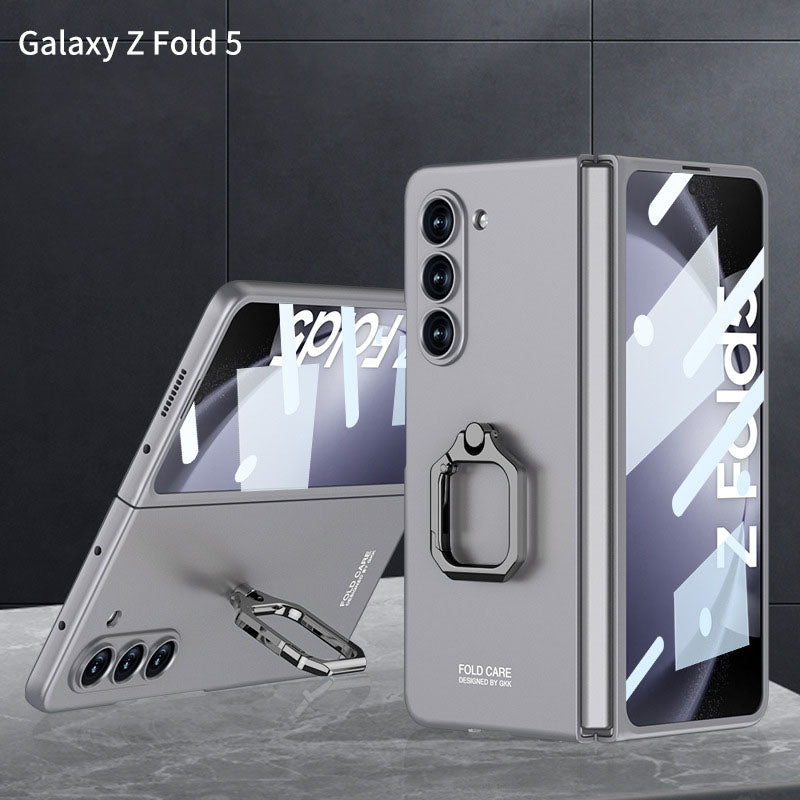 The Square Ring Anti-fall Protective Case For Samsung Galaxy Z Fold5