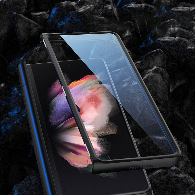 Magnetic Hinge Shell Film Integrated For Samsung Galaxy Z Fold3 Case
