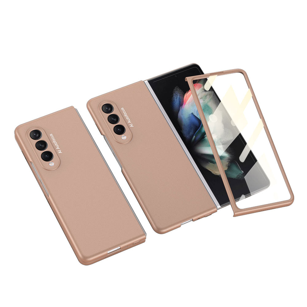 Ultra thin Anti-drop Screen Tempered Glass Film Case for Galaxy Z Fold3