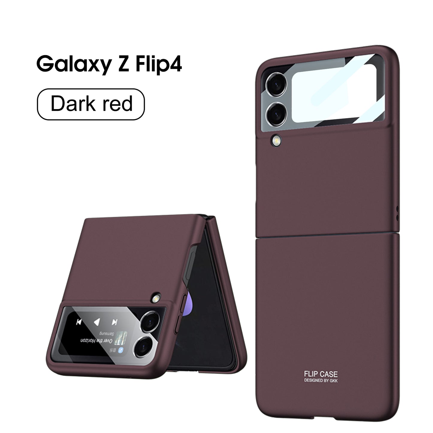 Ultra-thin Back Screen Glass integrated Case for Samsung Galaxy Z Flip4