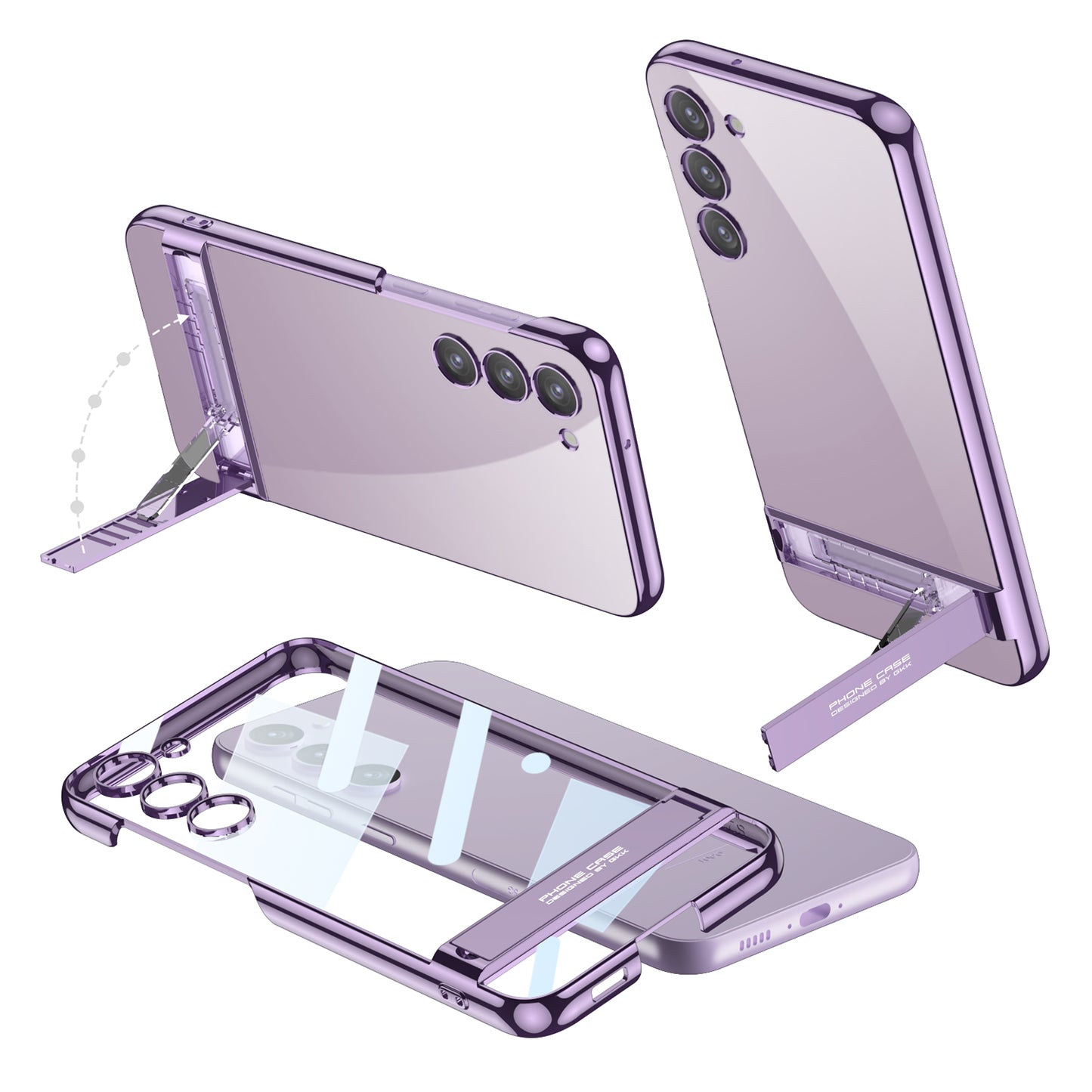 High Quality Electroplated Holder Case for Samsung Galaxy S23 Plus - imhave