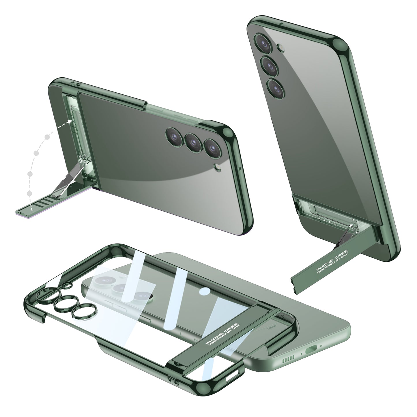 High Quality Electroplated Holder Case for Samsung Galaxy S23