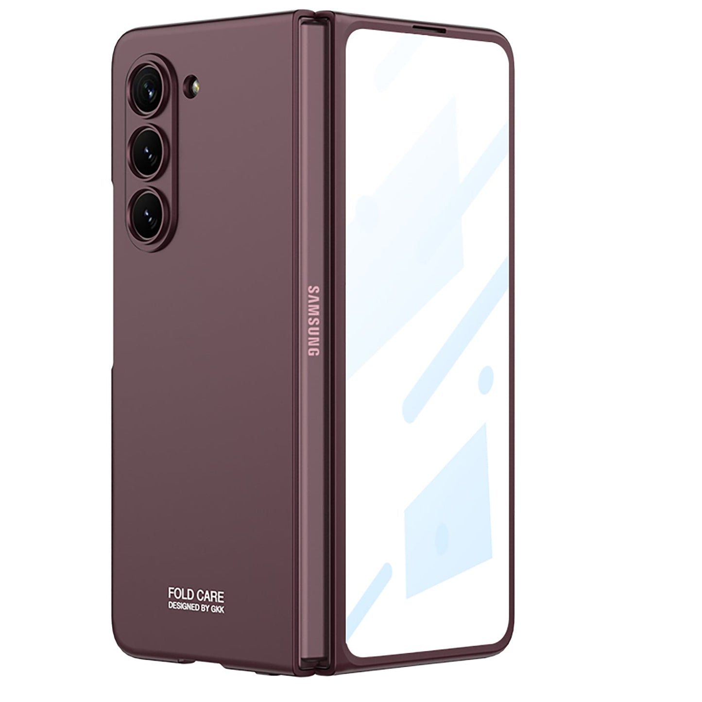 Frosted Ultra-thin Tempered Film Integration Case for Galaxy Z Fold5