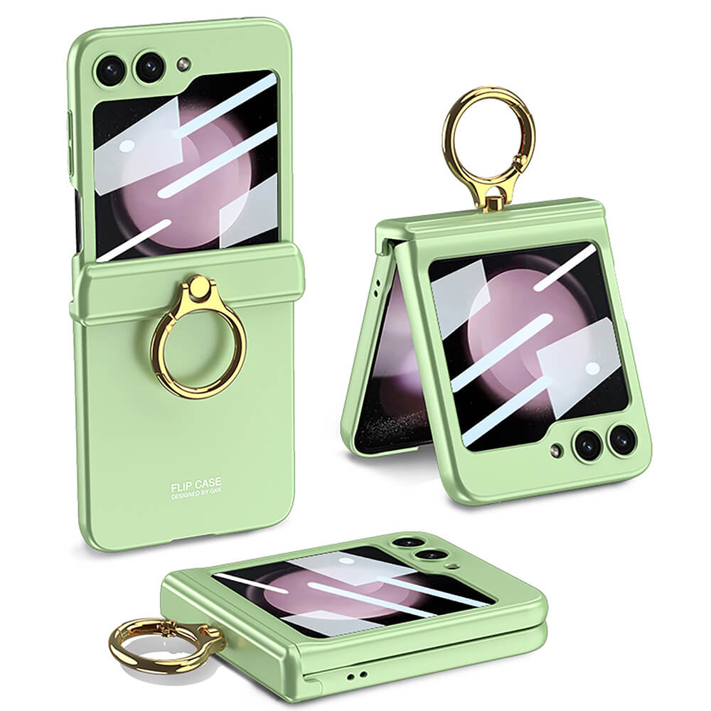 Magnetic Hinge Ring Bracket Case for Samsung Galaxy Z Flip 3/4/5