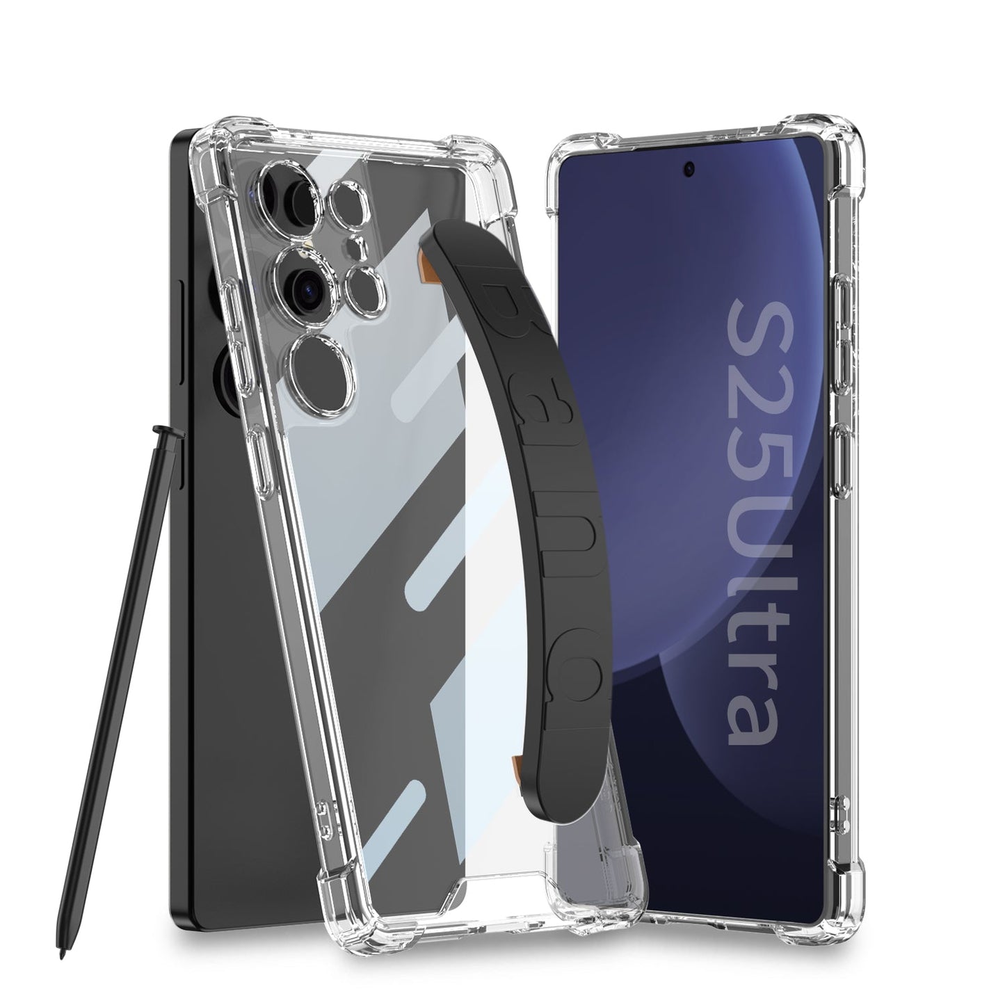 Wrist Strap Shockproof Case for Galaxy S23 Ultra