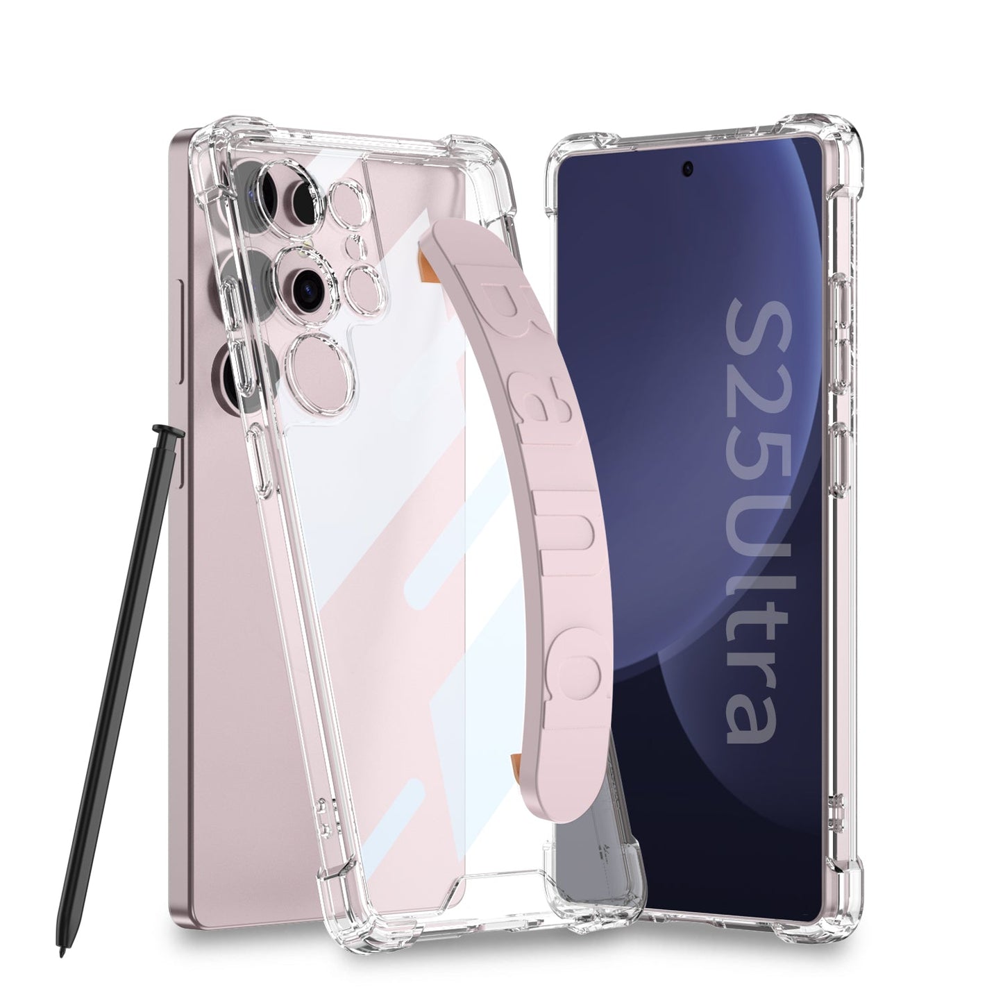 Wrist Strap Shockproof Case for Galaxy S23 Ultra