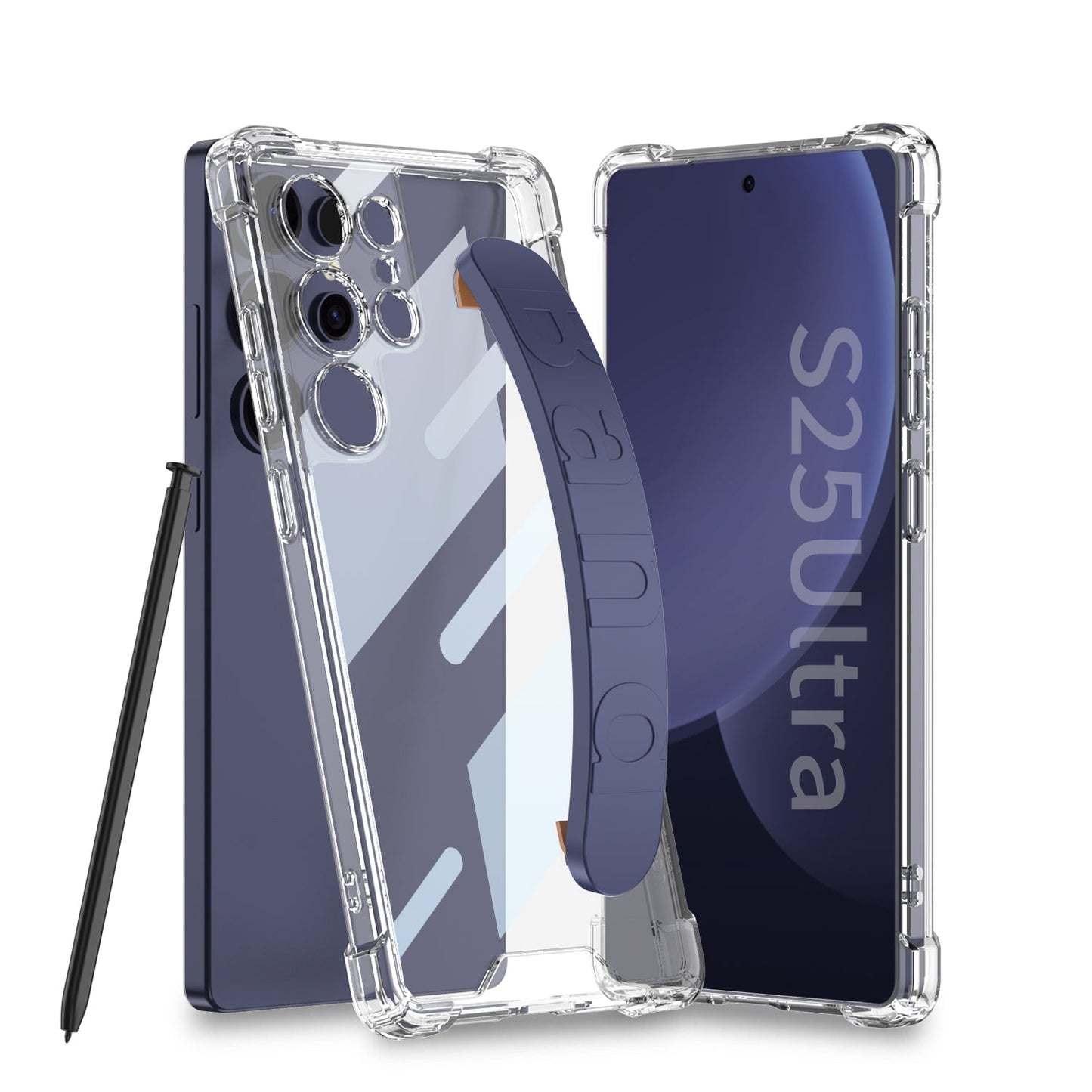 Wrist Strap Shockproof Case for Galaxy S23 Ultra