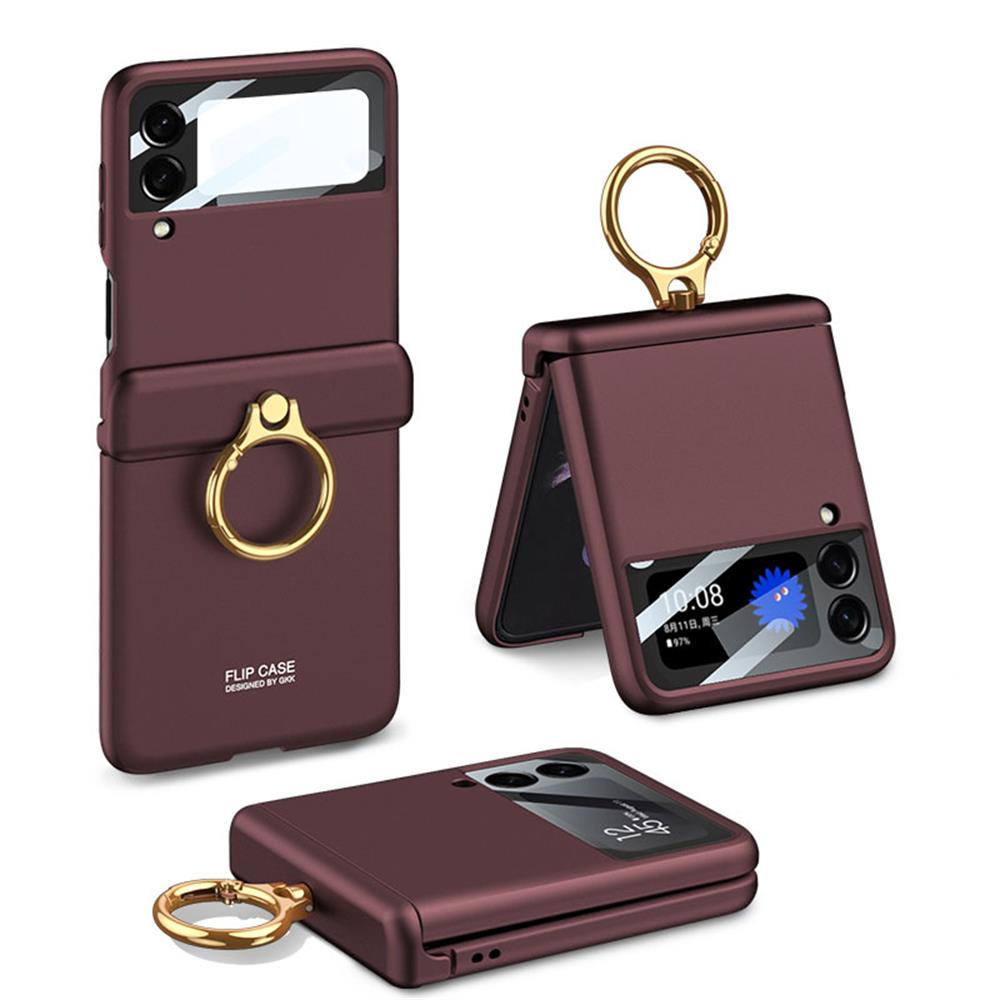 Magnetic Hinge Ring Bracket Case for Samsung Galaxy Z Flip 3/4/5