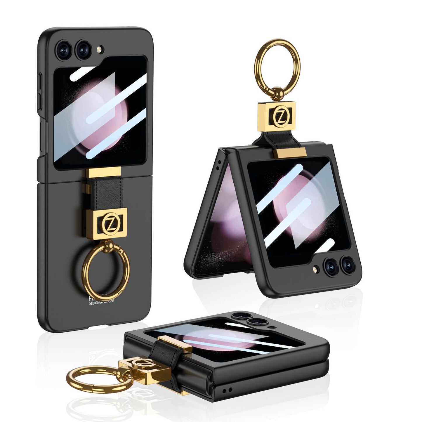 Ultra-thin Z Ring Bracket Exclusive Case for Samsung Galaxy Z Flip 3/4/5