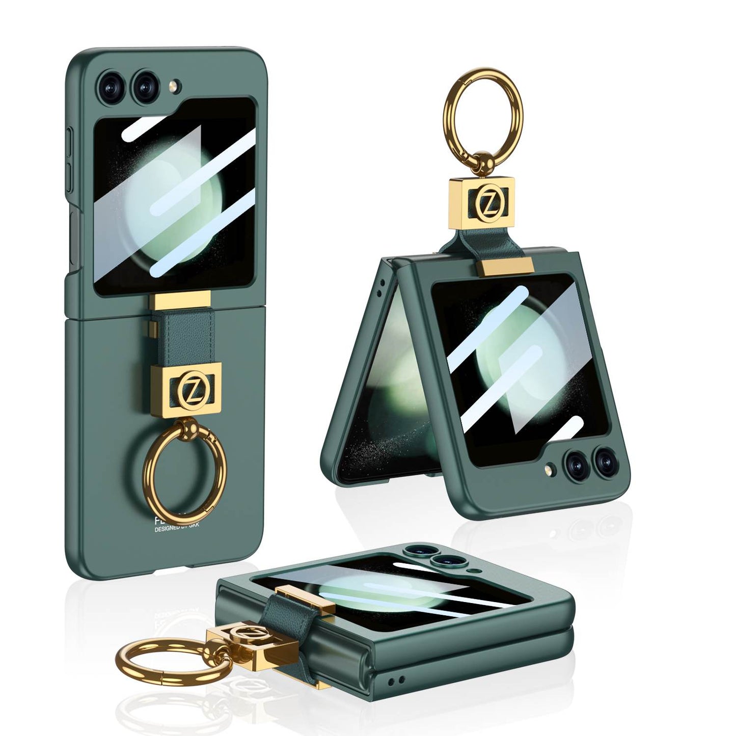 Ultra-thin Z Ring Bracket Exclusive Case for Samsung Galaxy Z Flip 3/4/5