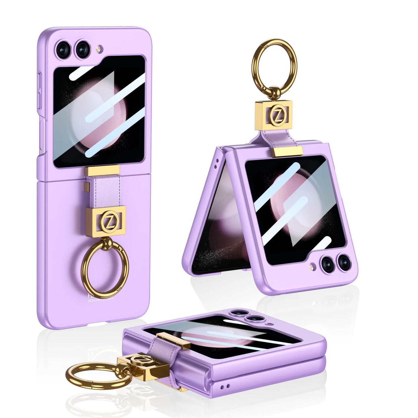 Ultra-thin Z Ring Bracket Exclusive Case for Samsung Galaxy Z Flip 3/4/5