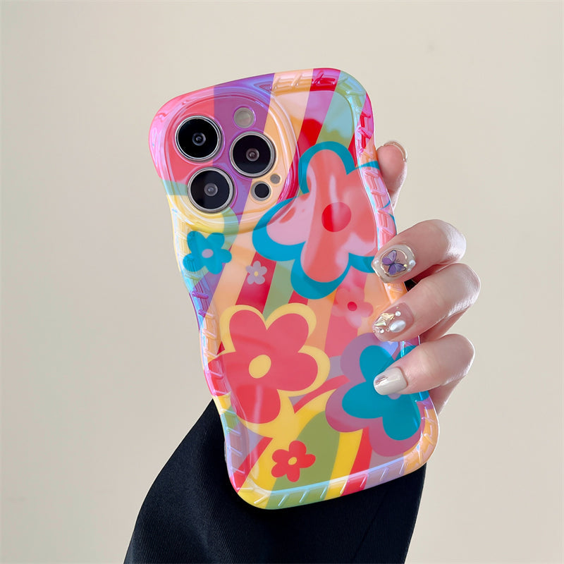 New Dopamine Graffiti Flower iPhone Case - imhave
