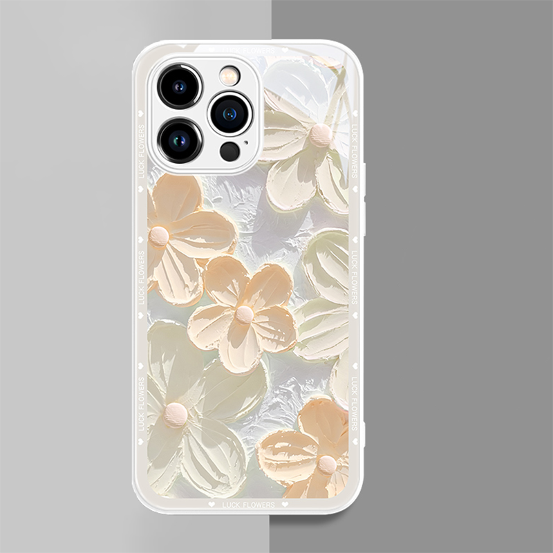 Oil Painting Liquid Glass iPhone Case - imhave