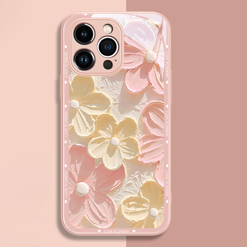 Oil Painting Liquid Glass iPhone Case - imhave