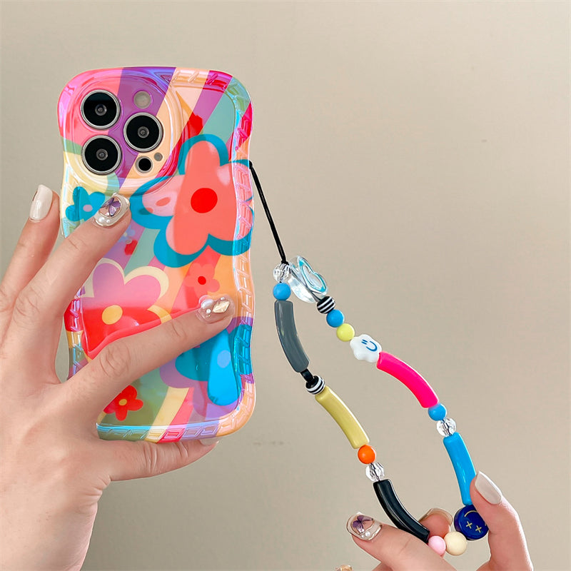 New Dopamine Graffiti Flower iPhone Case - imhave