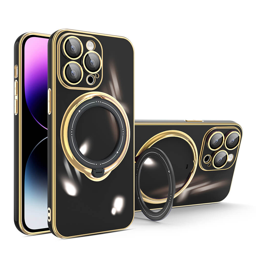 Magnetic Plated Magsafe Lens Protector Film Case For iPhone