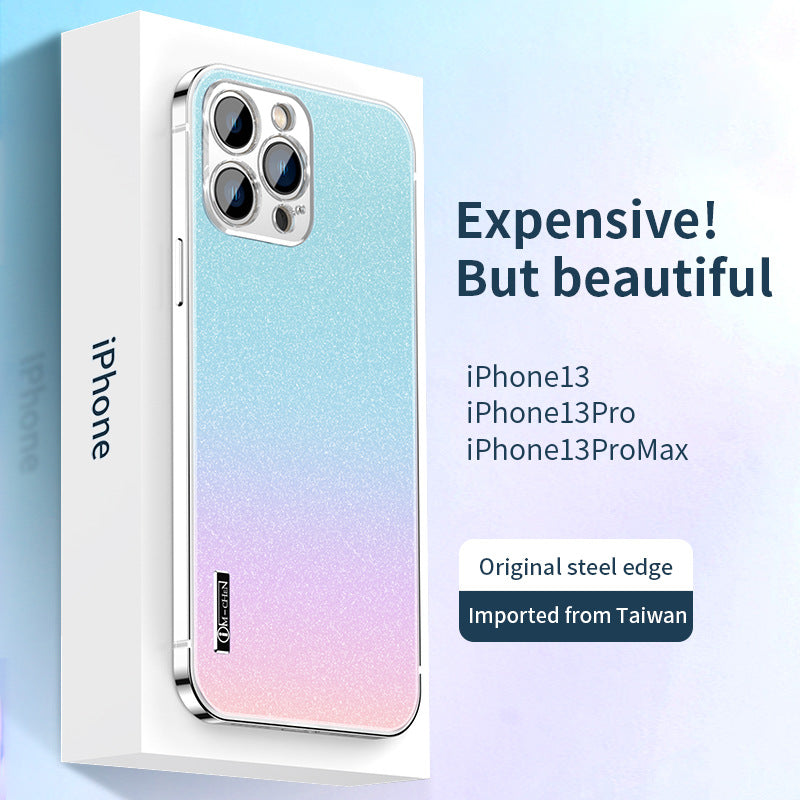 Metal Aluminum Alloy Case With Glitter For iPhone 13/14 Series - imhave