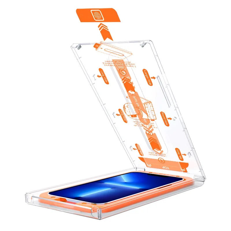 EASY-INSTALLED Ceramic HD/Privacy Transparent Screen Protector For iPhone