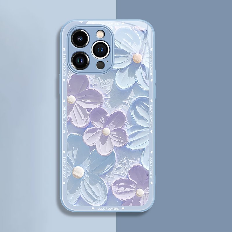 Oil Painting Liquid Glass iPhone Case - imhave