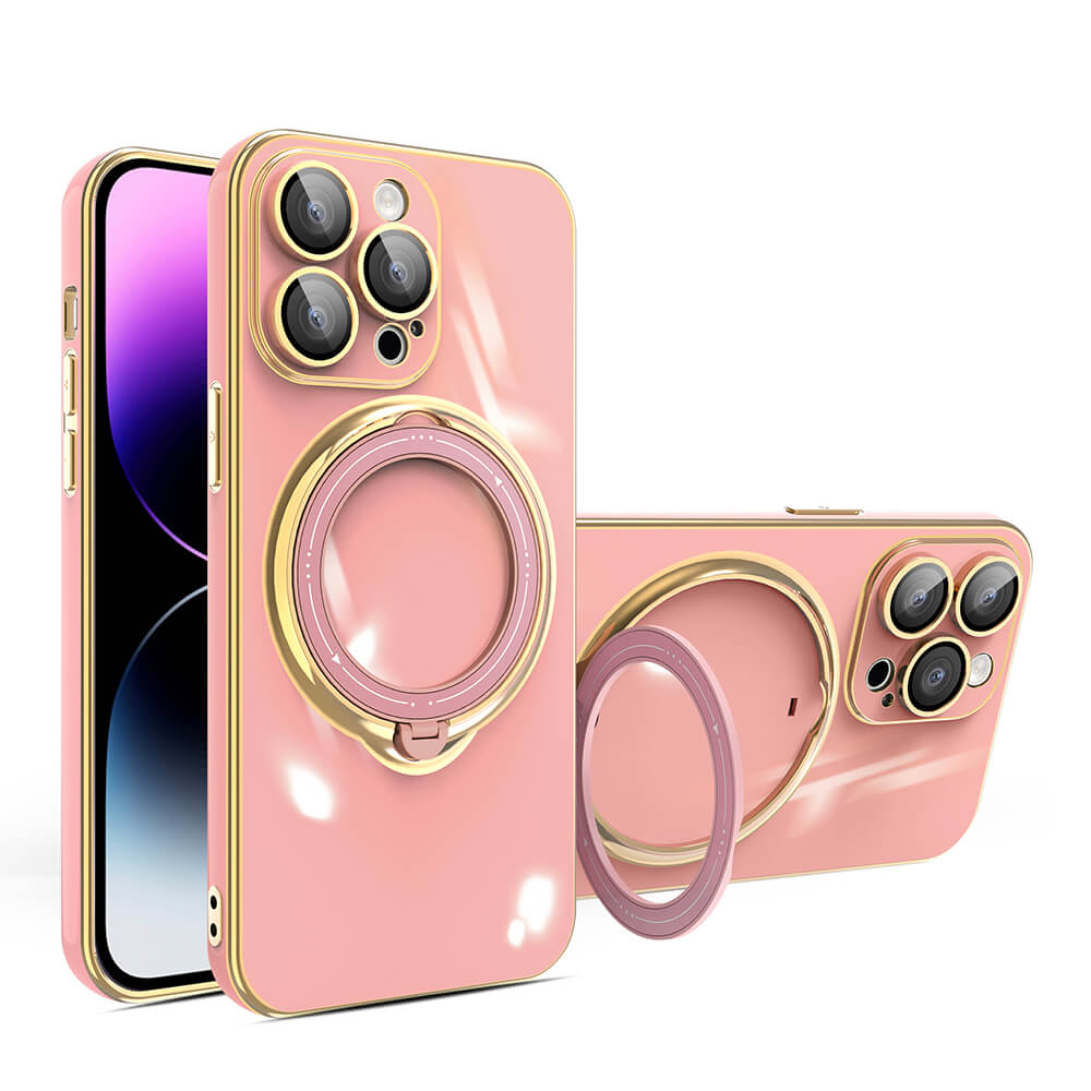 Magnetic Plated Magsafe Lens Protector Film Case For iPhone