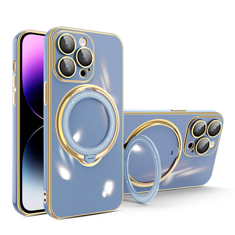 Magnetic Plated Magsafe Lens Protector Film Case For iPhone