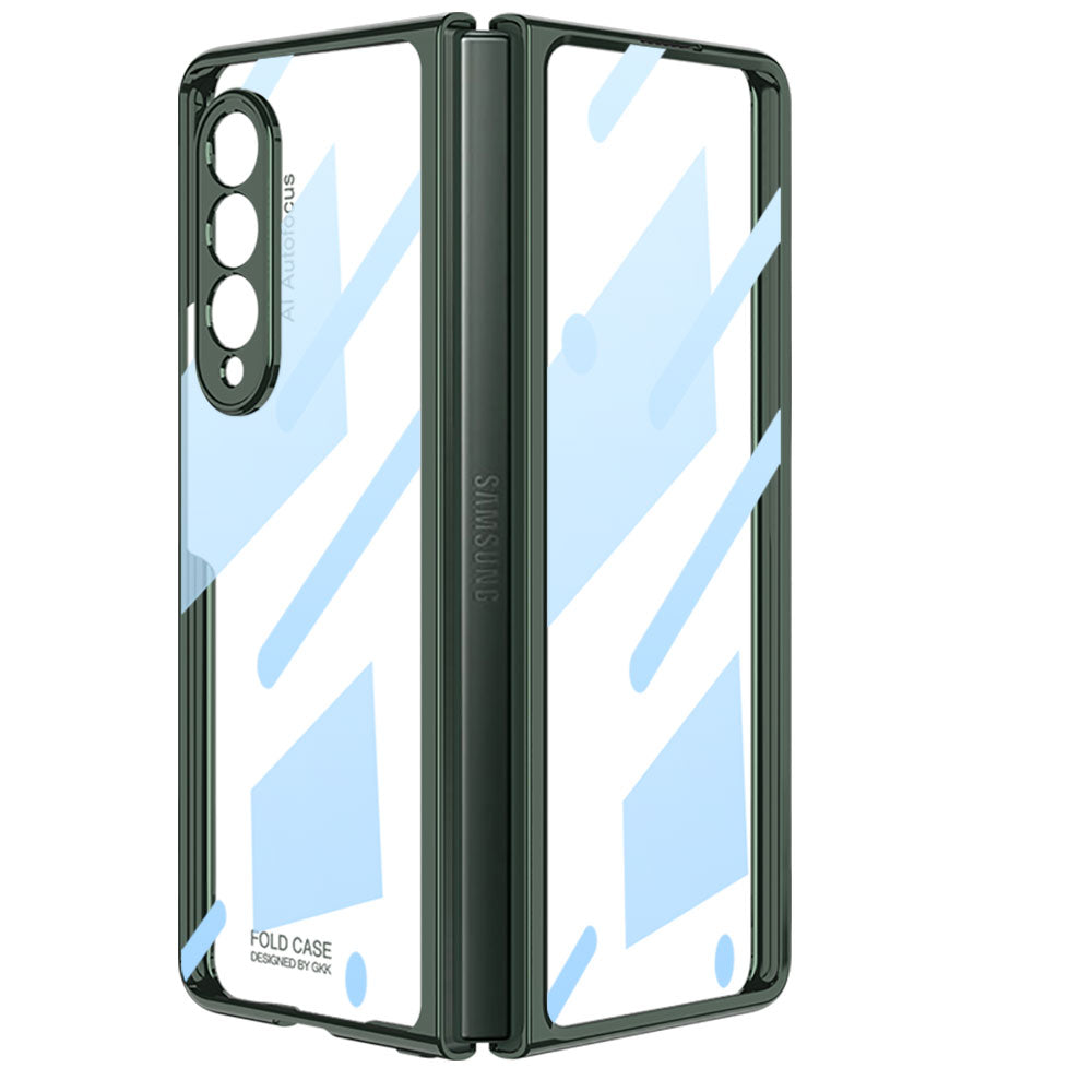 Electroplating Screen Protector Film Integrated Case for Samsung Galaxy Z Fold5/4/3