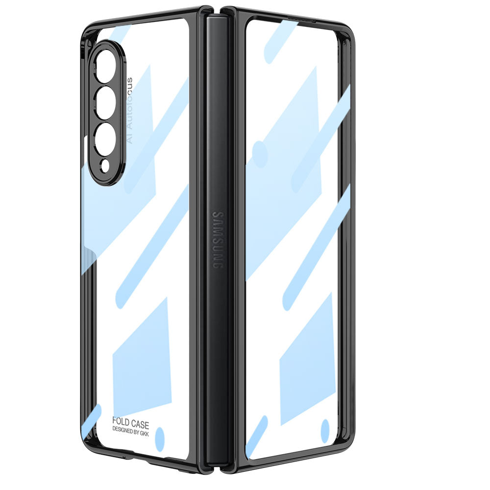 Electroplating Screen Protector Film Integrated Case for Samsung Galaxy Z Fold5/4/3