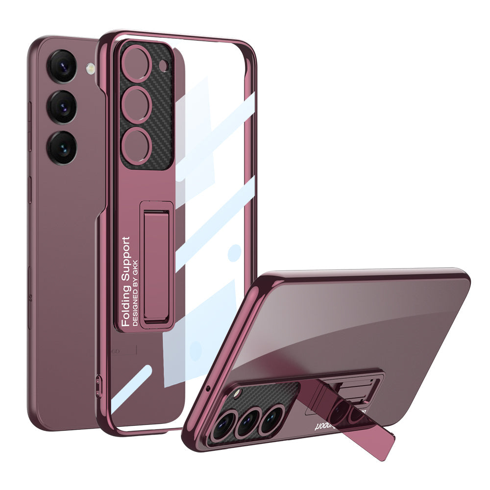 3 Level Adjustable Holder Plating Case for Samsung Galaxy S23 Plus - imhave