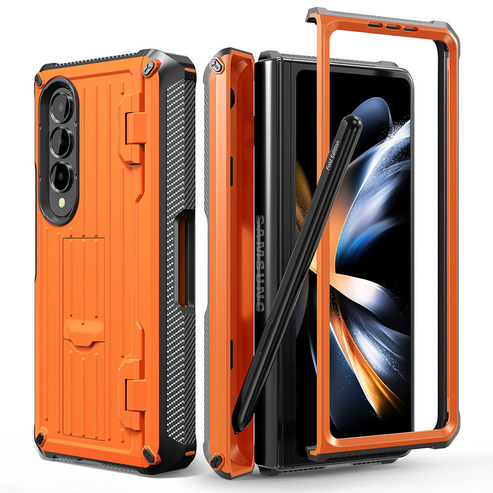 Rugged Mecha Luggage Case for Galaxy Z Fold4 / Fold3 - imhave