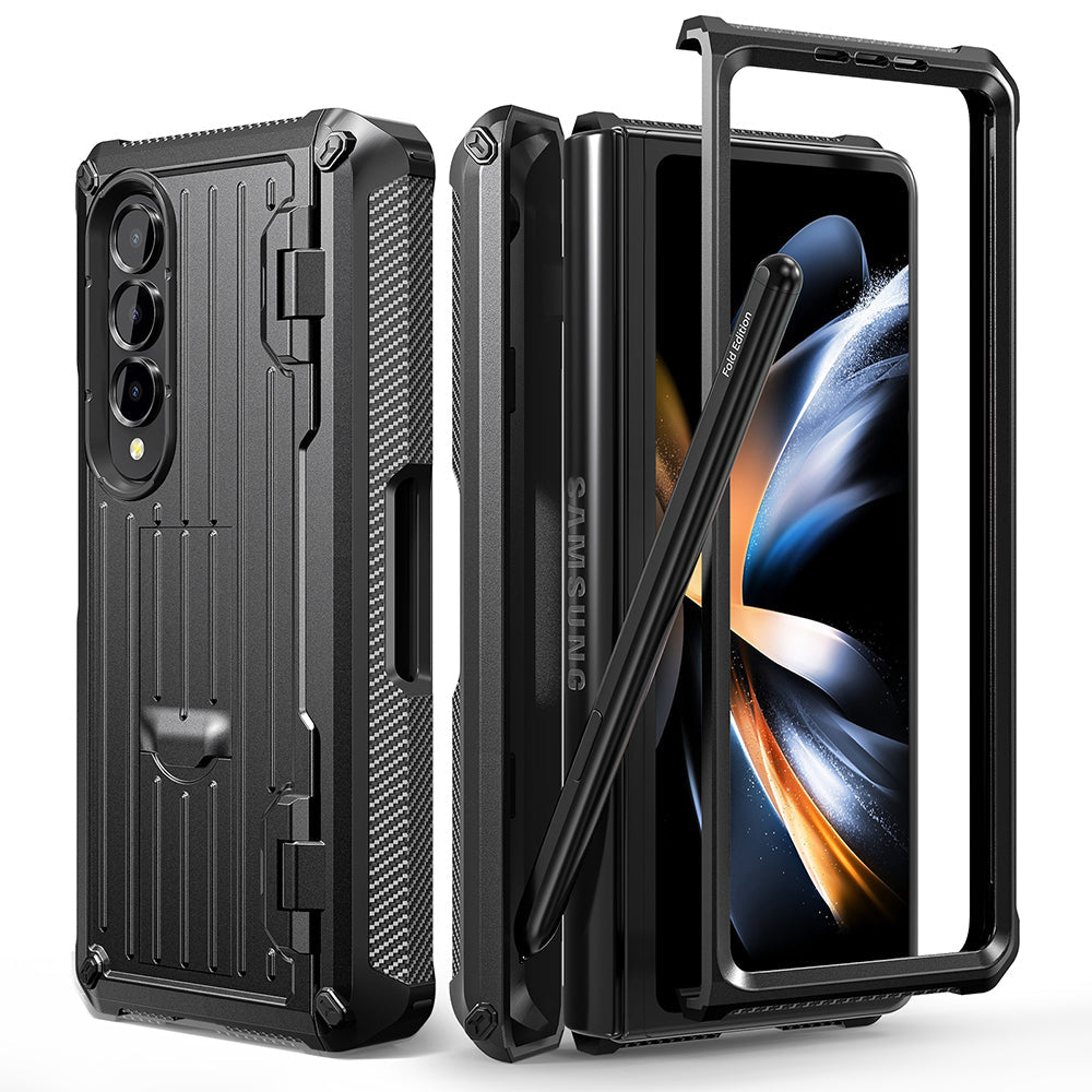 Rugged Mecha Luggage Case for Galaxy Z Fold4 / Fold3 - imhave