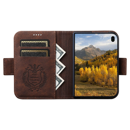 iPhone Duo | Vintage Leather Wallet Case with Card Slots & Stand