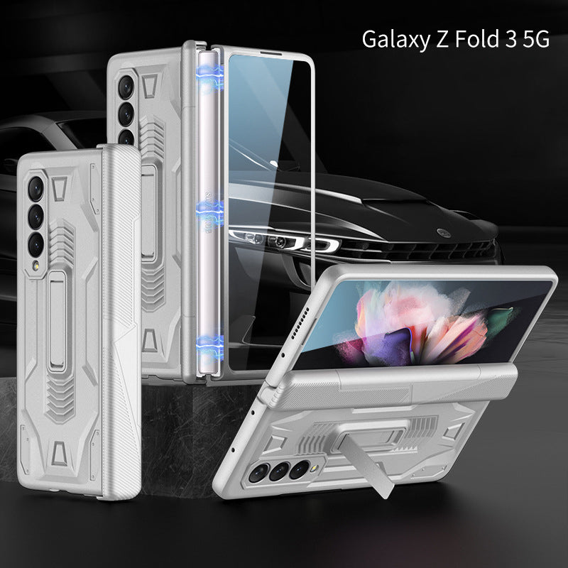 Magnetic Hinge Shell Film Integrated For Samsung Galaxy Z Fold3 Case