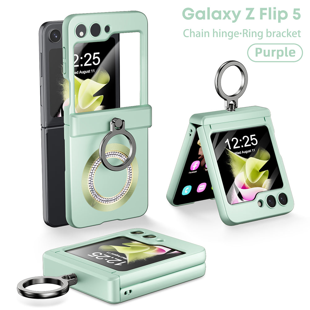 Anti-fall Hinge Ring Full Protection Case for Samsung Galaxy Z Flip 5