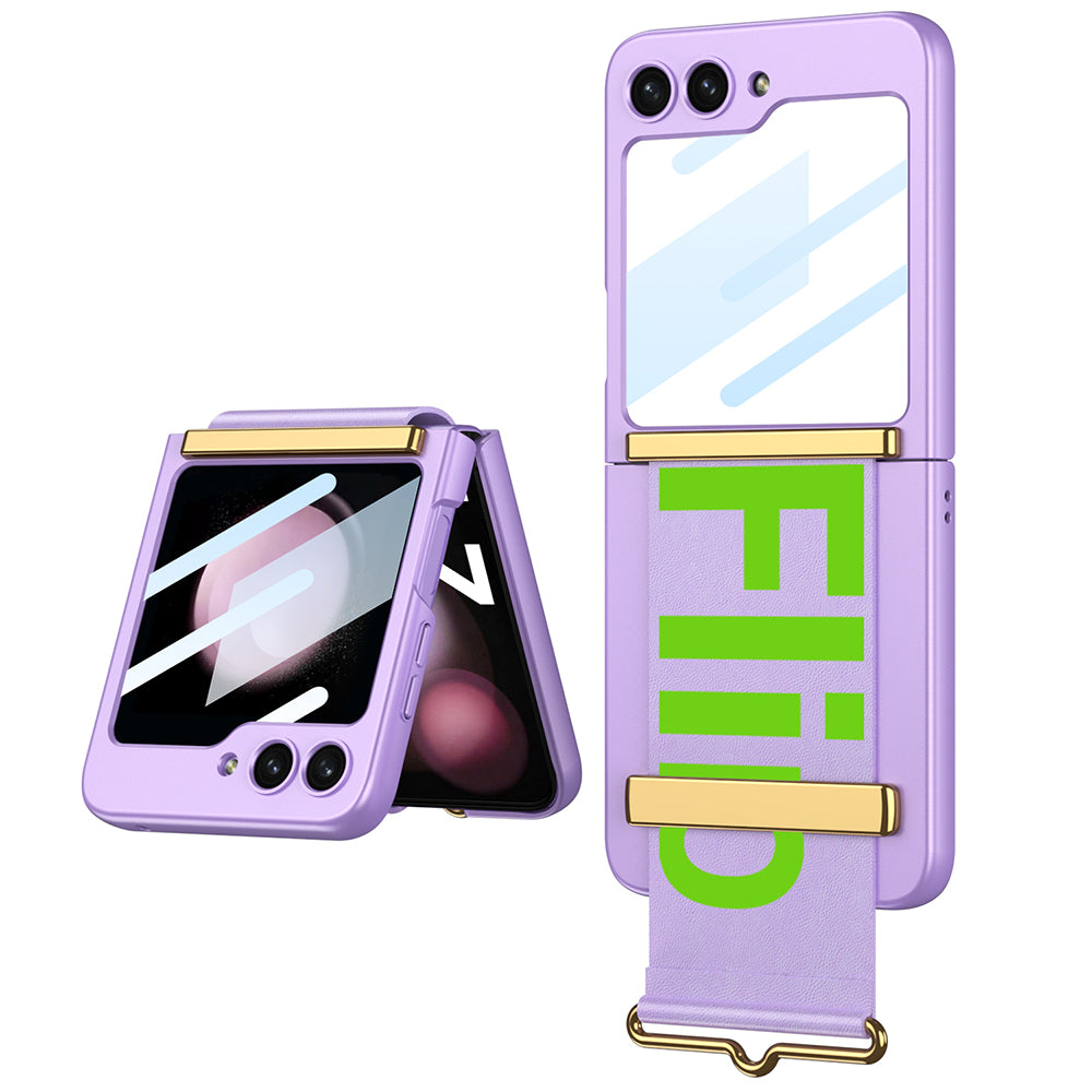 Ultra-thin Frosted Wristband Folding Screen For Samsung Galaxy Z Flip5