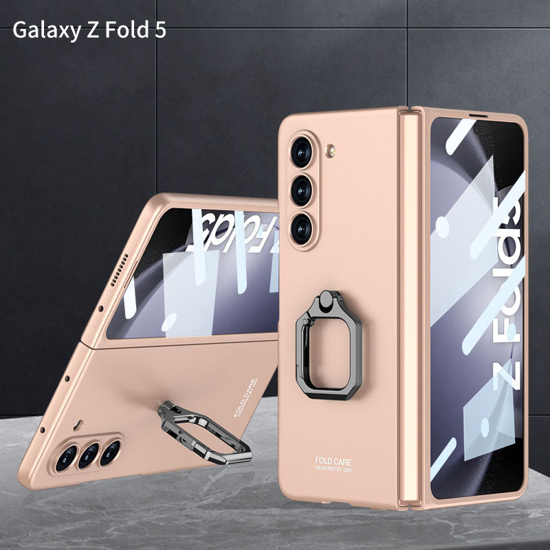 The Square Ring Anti-fall Protective Case For Samsung Galaxy Z Fold5