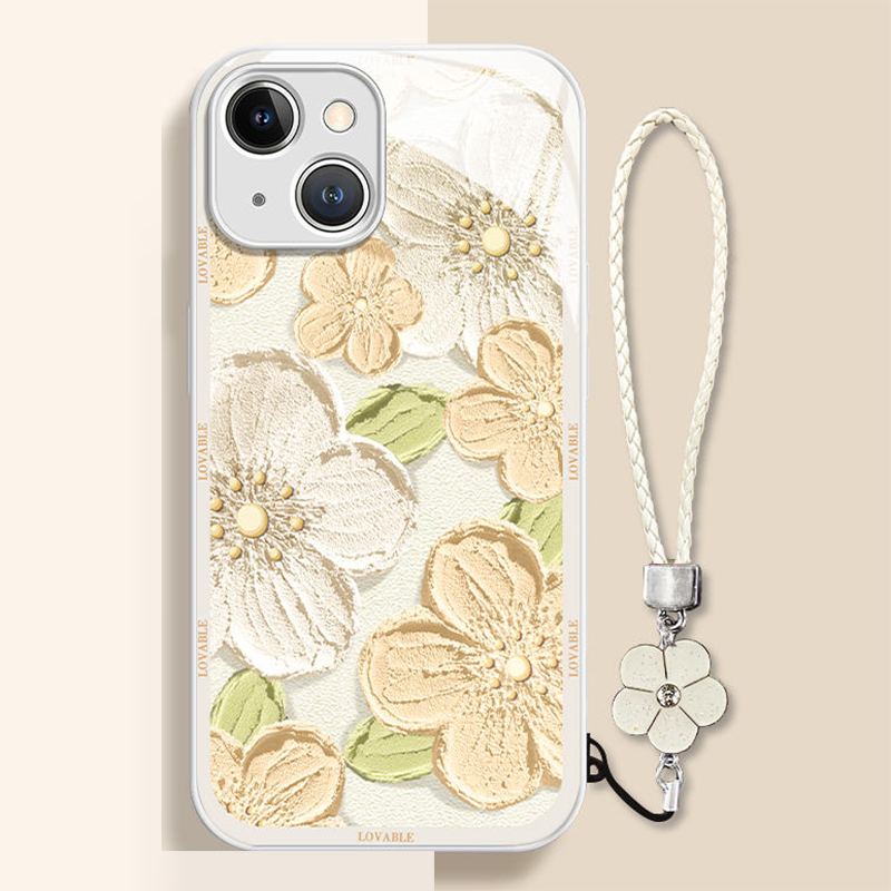 New Oil Painting Peach Blossom iPhone Case