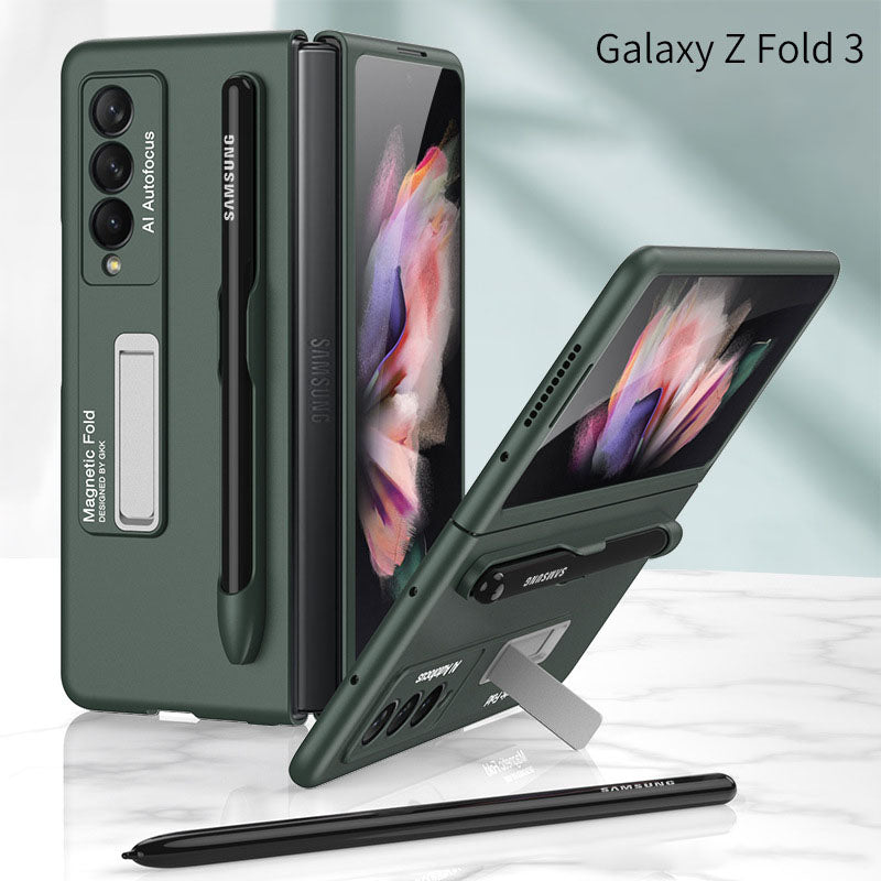 Business Folding Screen With Pen Slot For Samsung Galaxy Z Fold3