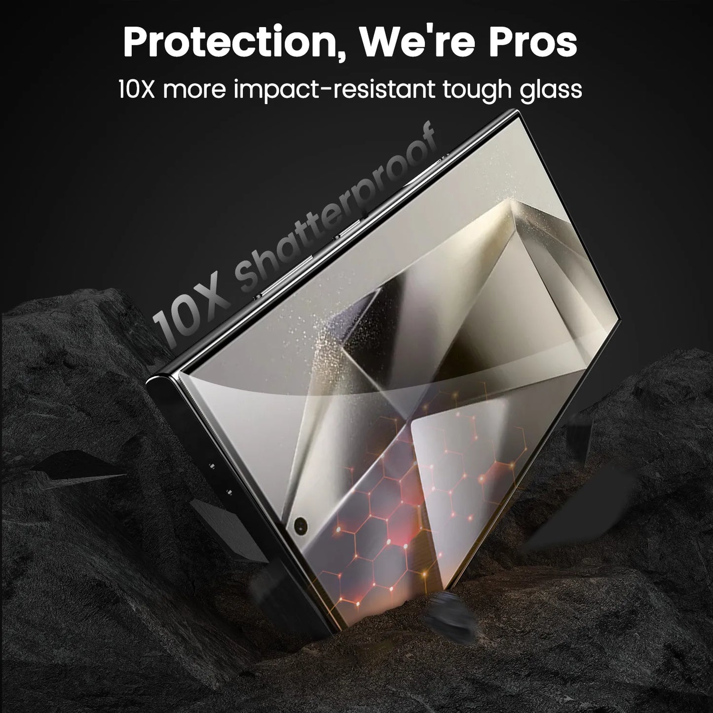 Glare Guard Screen Protector For Galaxy S25 S24 Series With Dust-free Film Cabin | Electrostatic Cleaning Technology