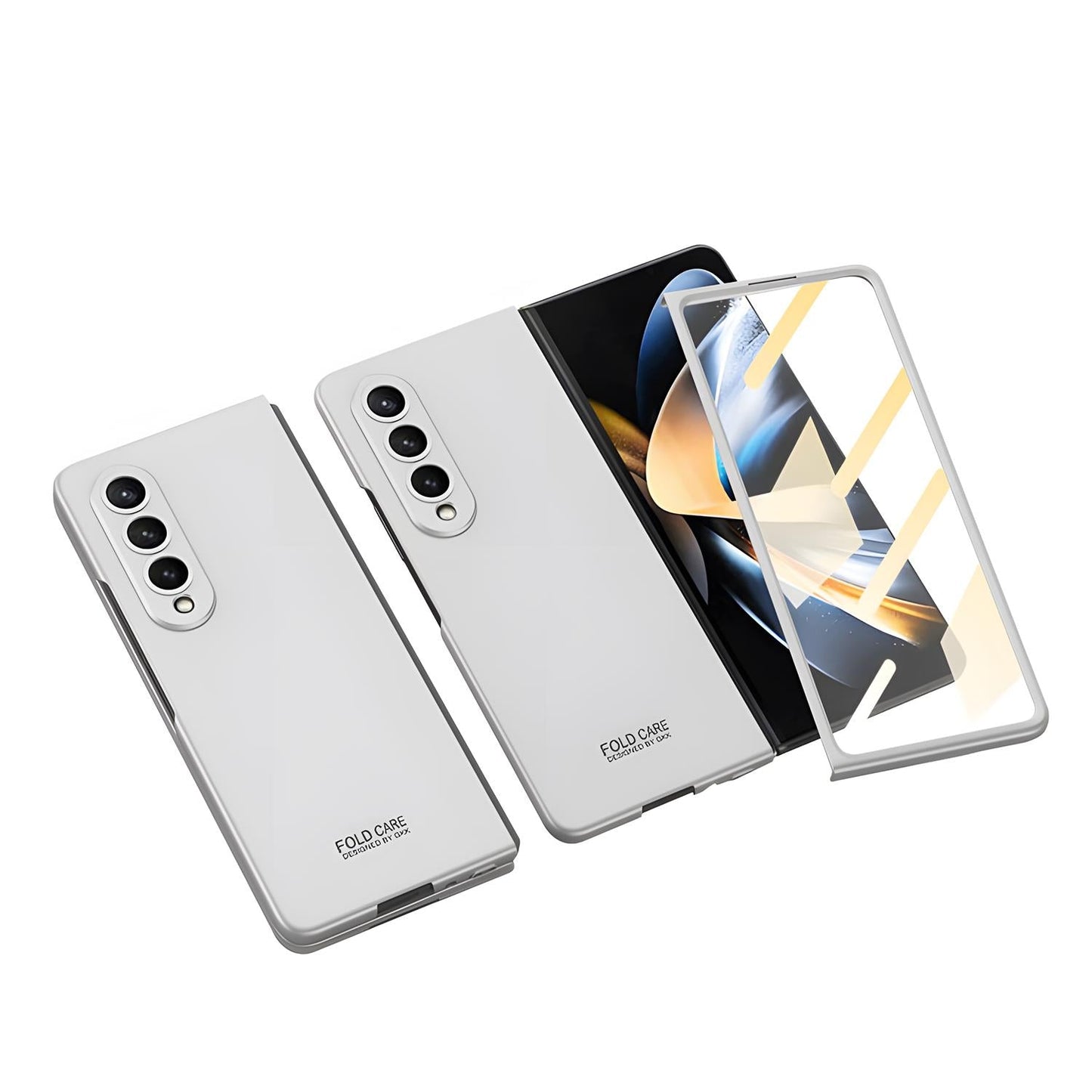 Frosted Ultra-thin Tempered Film Integration Case for Galaxy Z Fold4
