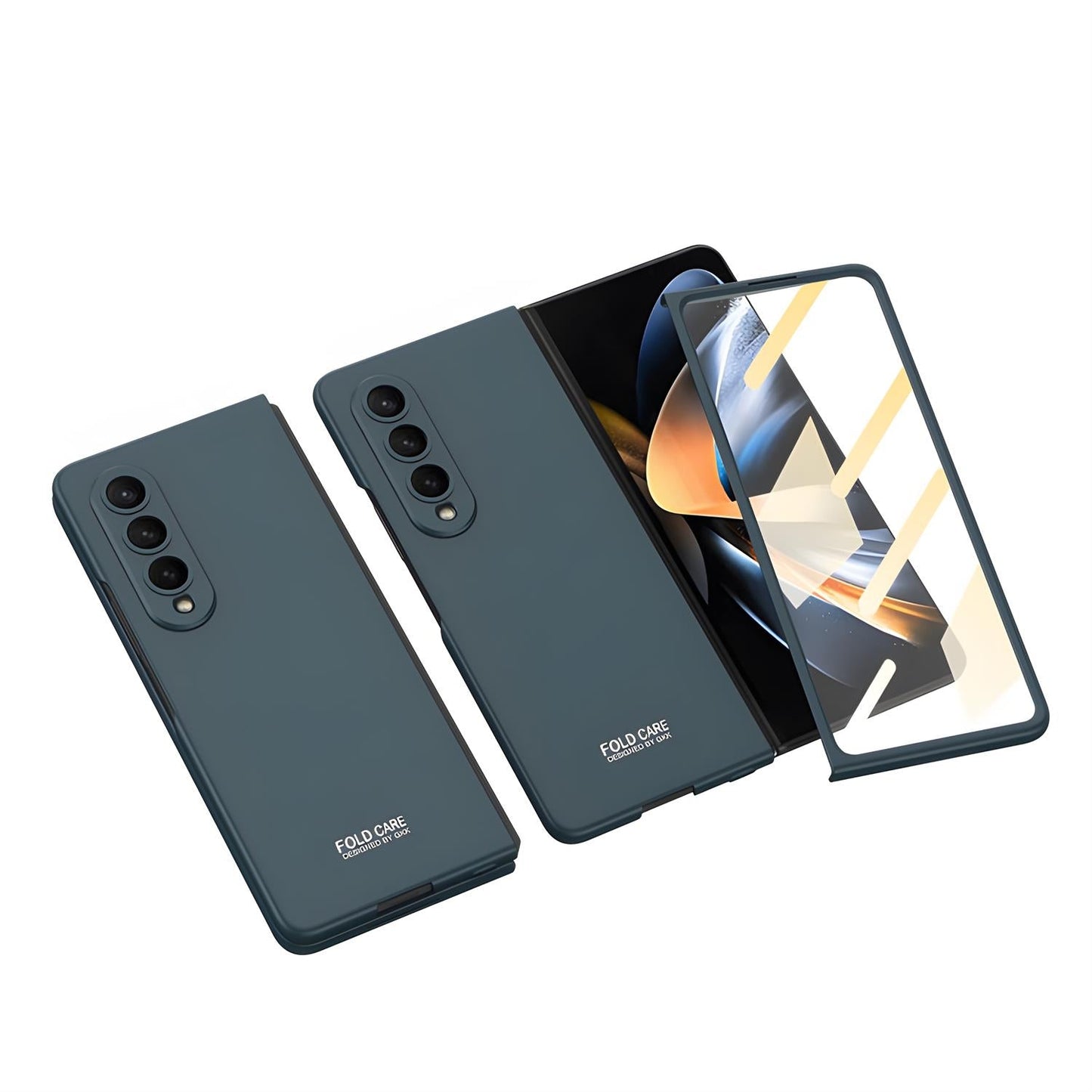 Frosted Ultra-thin Tempered Film Integration Case for Galaxy Z Fold4