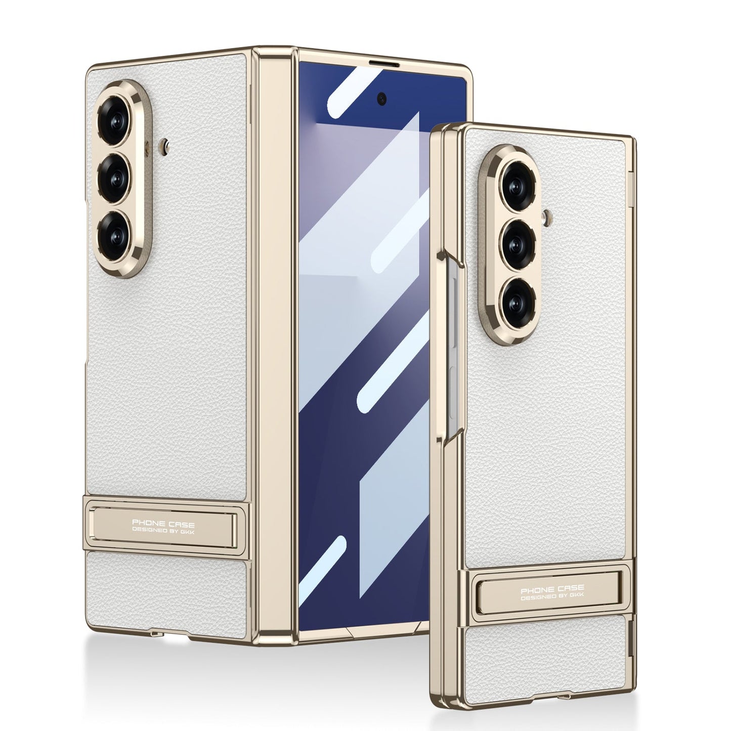 Electroplated Magnetic Hinge Holder Film Integration Case for Galaxy Z Fold7