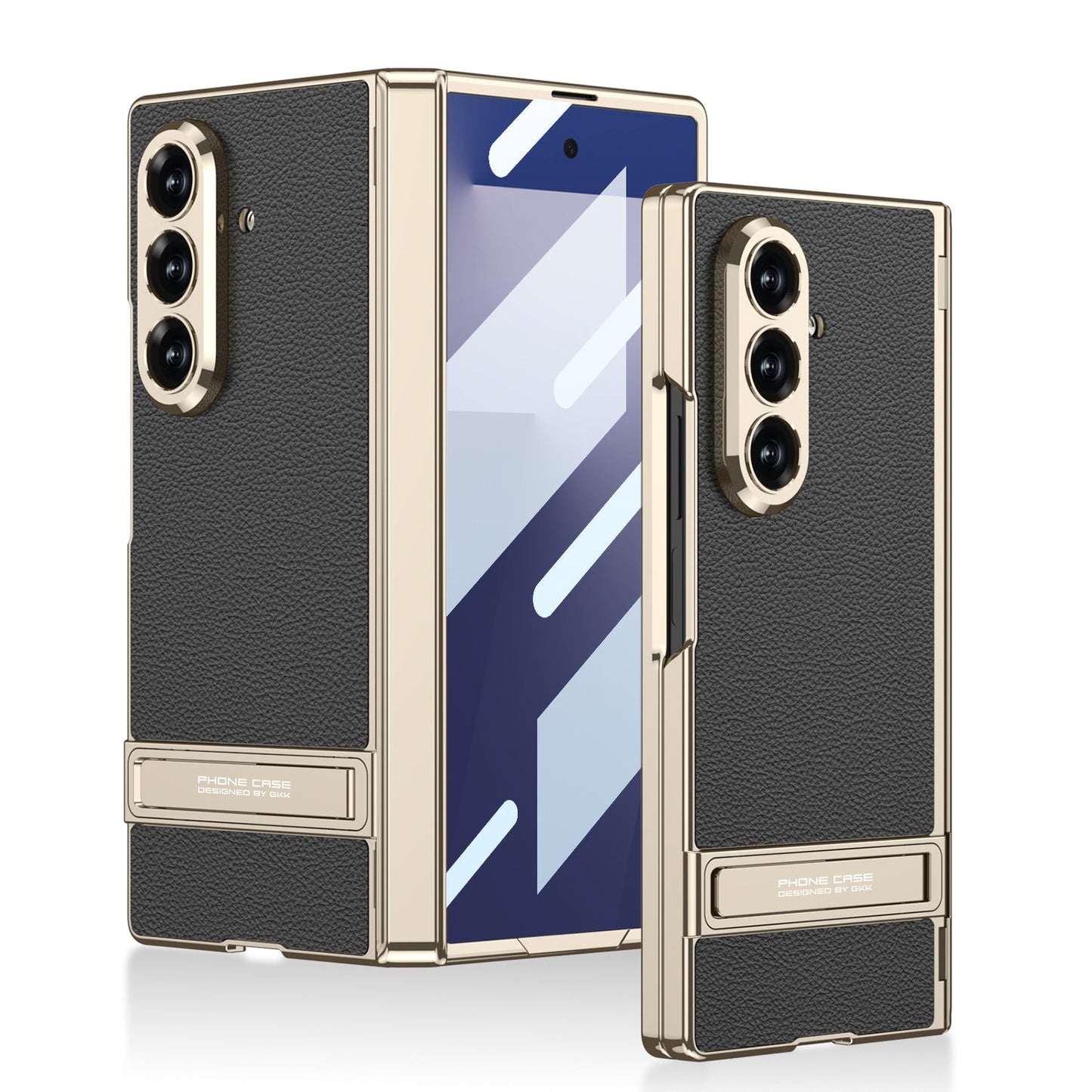 Electroplated Magnetic Hinge Holder Film Integration Case for Galaxy Z Fold7